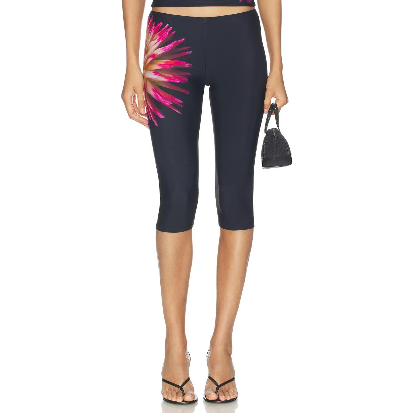 1XBLUE Dhalia Capri in Pink Floral