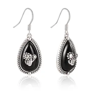 Wrangler Western Turquoise Earrings Jewelry for Women Cowgirl Drop Country Oval Statement Dangle Large Jewelry