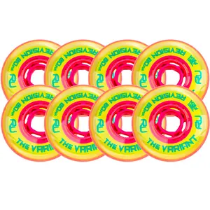 Revision Roller Hockey Wheels Indoor 80mm Variant Firm 76A 8-Pack