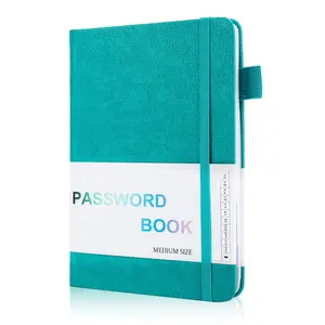 Password Book with Alphabetical Tabs-Hardcover Password Keeper for Internet & Computer Login, Recording Addresses, Usernames, Passwords, Password Organizer Notebook for Home or Office