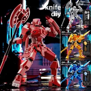 3D Magnetic Mecha Model Toy Transformable Action Figure with Articulated Joints Collectible Birthday Gift for Boys tiktokshopspringglowup