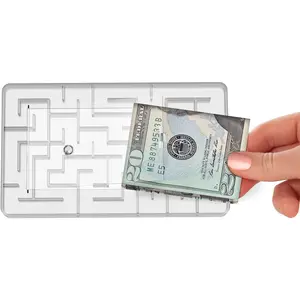 Money Puzzle Box, Money Holder Maze Gift Holder, Stocking Stuffers for Teens and Adults - Christmas Small Gifts - Fun Way to Give Cash as a Gift