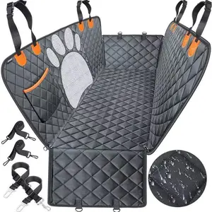 Dog Car Seat Protector Mat - Waterproof Seat Covers with 360° Coverage, Scratchproof Design, 10s Easy Installation, Universal Fit for SUVs, Sedans