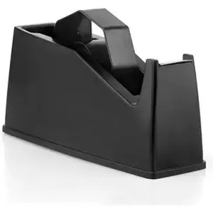 Heat Tape Dispenser, Masking Tape Dispenser, Holder Fits 1" and 3" Core, 6.8 x 2.2 x 3.4 Inch, Desktop Tape Dispenser, Heat Tape for Sublimation(Black)