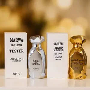 ARABIYAT PRESTIGE TESTER MARWA AND MAHD AL DAHAB COMBO 3.4FL.OZ EDP SPRAY FOR MEN