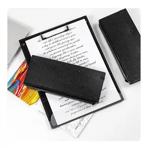 Portable Foldable Clipboard Holder File Folder Writing Board, Three-Layer Secure Paper, Ideal for Phd Students Office Supplies