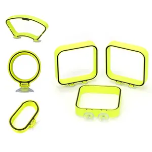 Fish Feeding Ring, Aquarium Feeder with Suction Cup, Anti-Float Fish Food Dispenser, Small Tank Specific, Essential Aquatic Accessory