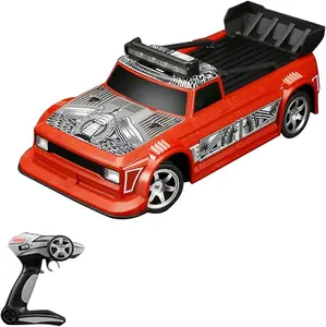 RC Cars, Remote Control Car, 1:16 Scale 2.4G Remote Control Drift Car, High Speed 2WD RC Racing Cars Pickup Truck, with LED Light, Gift for Boys Girls