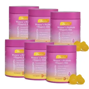 LEEFAR 2026!! ]Her Juicy Feminine - All In One Solution With Slippery Elm And Prebiotics&and Prebiotics&Lactobacillus Probiotic Blend for Women’s pH Balance and Dryness - Hawaiian Pineapple Gummies probiotics women 60 Count