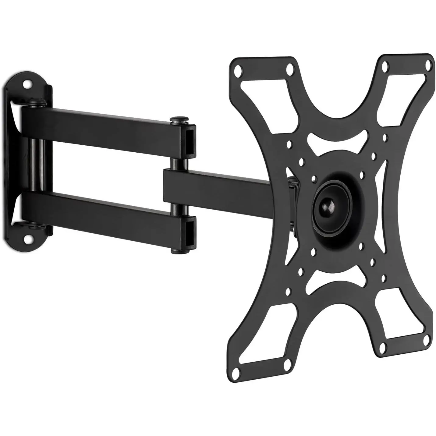 Full Motion TV Wall Mount Bracket with Extendable 15" Arm, Removable VESA Bracket (75,100,200), 55lb Weight Capacity, Fits 13-42" Flat Screen TVs (19” up to 42”), Includes Manual
