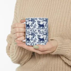 [Sale off up to 50%] Miniature Schnauzer French Toile de Jouy Mug,  Miniaure Schnauzer, Schnauzer mom, Schnauzer lover Gifts, 11oz & 15oz ceramic mug