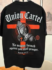 Men's UC Isaiah No Weapons Graphic Tee, Casual Menswear, Round Neck Shortsleeve Streetwear Top