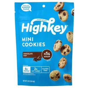HighKey Mini Cookies, Chocolate Chip, 2 oz (56.6 g)