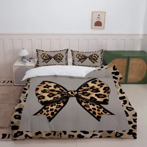 Tiger Print Bedding Set, Soft Skin-Friendly Fitted Sheet and Pillowcase, Eye-Catching Design, All-Season Comfort, No Quilt Included