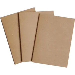 Grid Passport Size Travelers Notebook Inserts, 3.5" x 5" (9 x 12.5cm), 80gsm Paper, 3 Hand-Stitched 180 Pages Booklets, Travelers Notebook Refills for Journals Diaries Planners