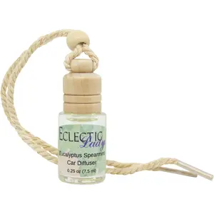 Eucalyptus Spearmint Scented Car Diffuser, Air Freshener, Aromatherapy Diffuser, Premium Grade Fragrance Oil