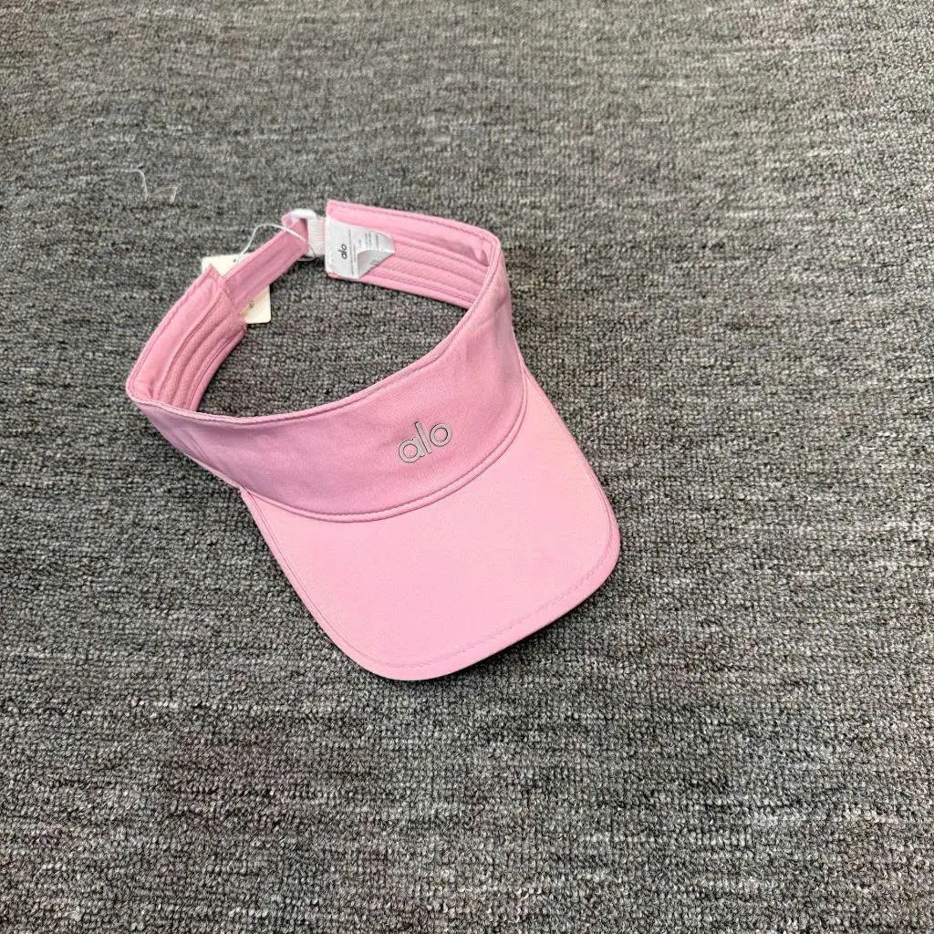 Pink Adjustable Visor for Women Gym Training Running Jogging Activewear Hat Pink Adjustable Visor for Women Gym Training Running Jogging Activewear Hat