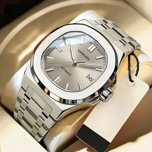 Men's Automatic Watch Luminous Man Watches Steel Strap Waterproof Wristwatches Men's Luxury Brand Watch