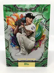 2025 Topps Inception Hunter Brown Green Parallel SP Astros