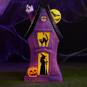 Cracker Barrel Haunted House Blow Mold