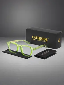 Caterside Tr90 Anti-Blue Light Glasses, Lightweight Comfortable Retro Design, Unisex Casual Style, Suitable for Long Screen Time