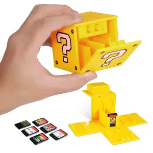 Foldable 16 Slot Game Card Box for Nintendo Switch 1/2/lite/oled, Portable Storage Case, Square Shape, Switch Accessories, Game Console Accessories