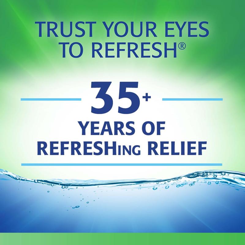 Refresh Plus Eye Drops, Preservative-Free, 0.01 Fl Oz Single-Use Containers, 50 Count, Packaging May Vary