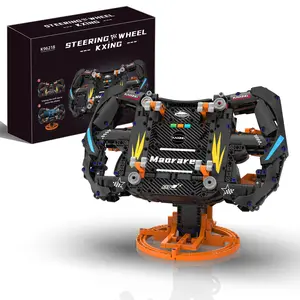 Formula Racing Steering Wheels Building Blocks Set for Adults, Creative Hobbies Toys Gifts, Mechanic Engineering Construction Toy - 935 PCS