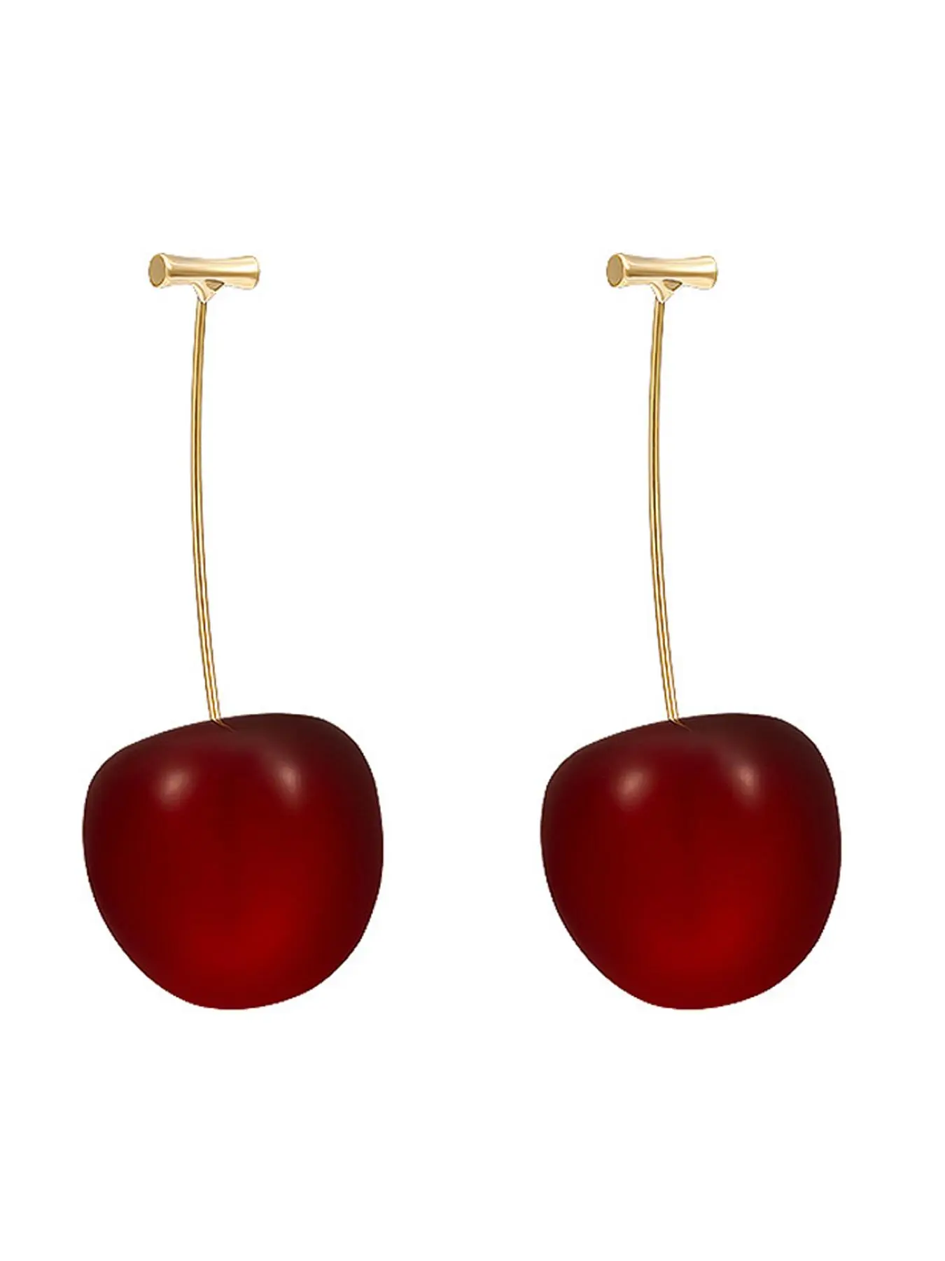 Cherry Design Dangle Earrings, Cute Fruit Design Dangle Earrings for Women & Girls, Fashion Jewelry for Party, Daily Decor, Trendy All-match & Exquisite Jewelry for Birthday Gift, Ear Accessories