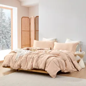 Hot Days Cool Nights - Coma Inducer Oversized Comforter Set - Apricot