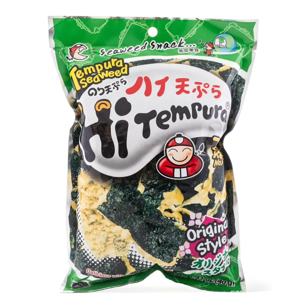 Taokaenoi Hi Tempura Seaweed Original Flavor 40 g Taokaenoi Hi Tempura Seaweed Original Flavor 40 g