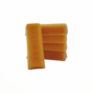 Beeswax ( 5 - 1 oz bricks/small blocks 1 oz ) . Cera de abejas 5 (  1 onza )  de cera natural y virgen .