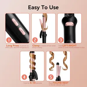 New automatic curling iron 25mm lazy wave hot beauty hair automatic curler Lightweight Traditional