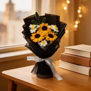 A exquisite, handcrafted bouquet, Three dimensional flower made from pipe cleaners—perfect for occasions such as Mother's Day, Thanksgiving. It serves as a home decor centerpiece and a gift for friends and family.