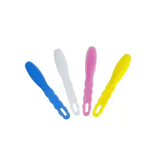3pcs/Set Lab Rubber Plastic Silicon Mixing Bowl Mixing Spatulas Spoon