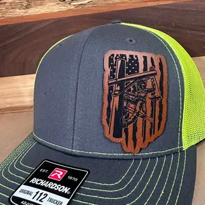 Lineman ‘Merica leather patch hat