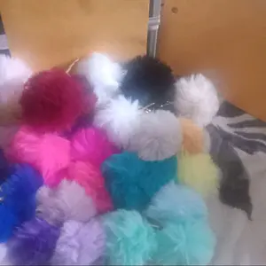 Furry Jewelry - Assorted Colorful Plush Beads with Soft Texture, Ideal for Gifts and Decorative Use