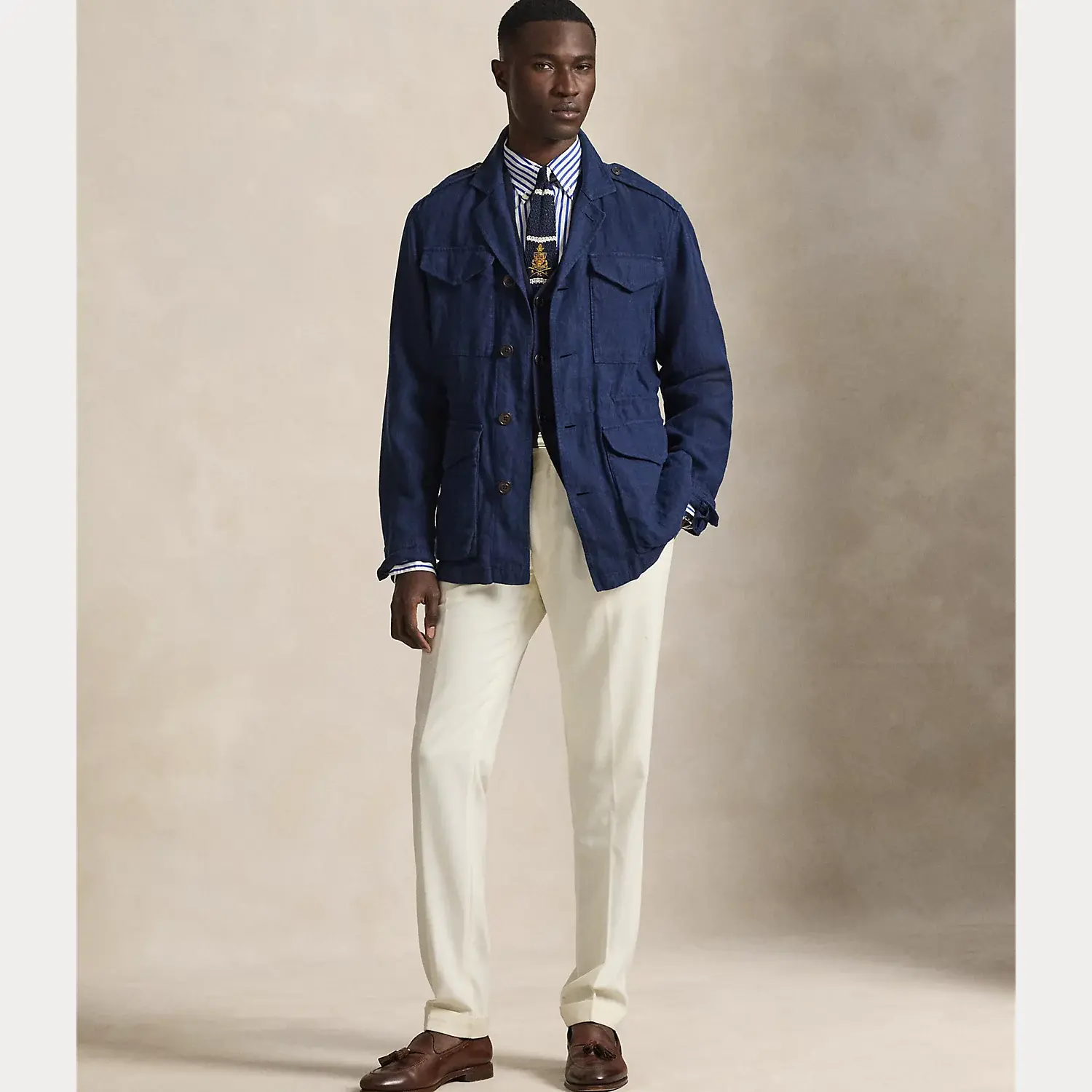 Polo Ralph Lauren - The Baystones Linen Field Jacket Polo Ralph Lauren - The Baystones Linen Field Jacket