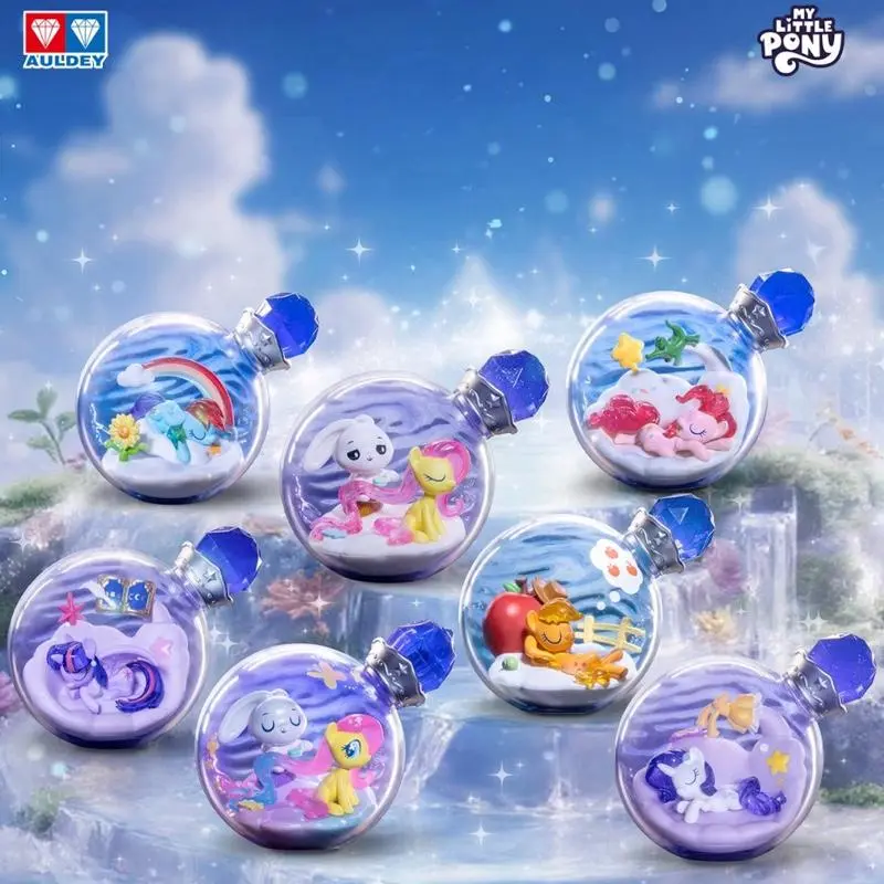 Auldey x My Little Pony Dream Magic Bottle Collectible Capsule Figurine - Blind Bag Mystery Figures, Art Toy, Pony Characters, Toy Unboxing, Pinkie Pie, Twilight Sparkle, Fluttershy, Applejack, Collectible Gifts