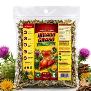 HigadoGraso Herbal Compound Tea 4oz (114g) – 100% Natural Infusion  Te Auxiliar Higado Graso fatty liver, Kidney support natural detox aid tea  Limpiador Hígado y Vesícula, Boldo, Milk Thistle Extract , Dandellion Root n ect