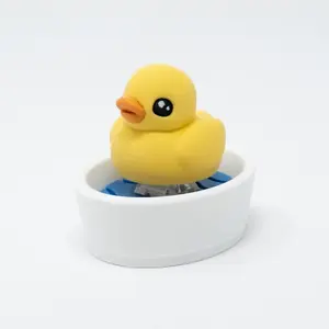 Rubber Ducky Clicker | Bathtub | Cute Decor | Fidget | Keychain