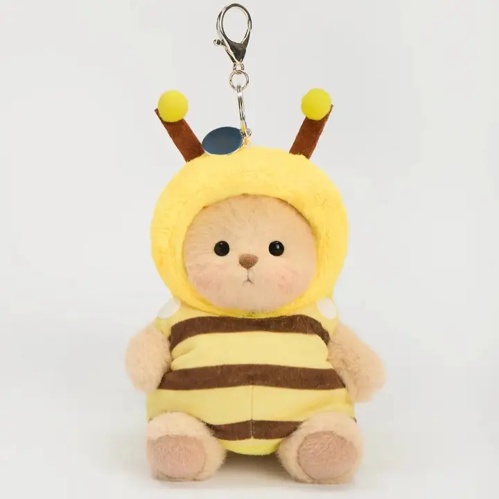 5.9 Inches Honey Bee Brown Mini Bear