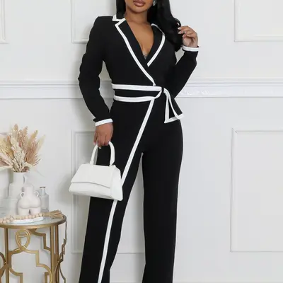 Jumpsuits for Women Red and White TikTok Shop