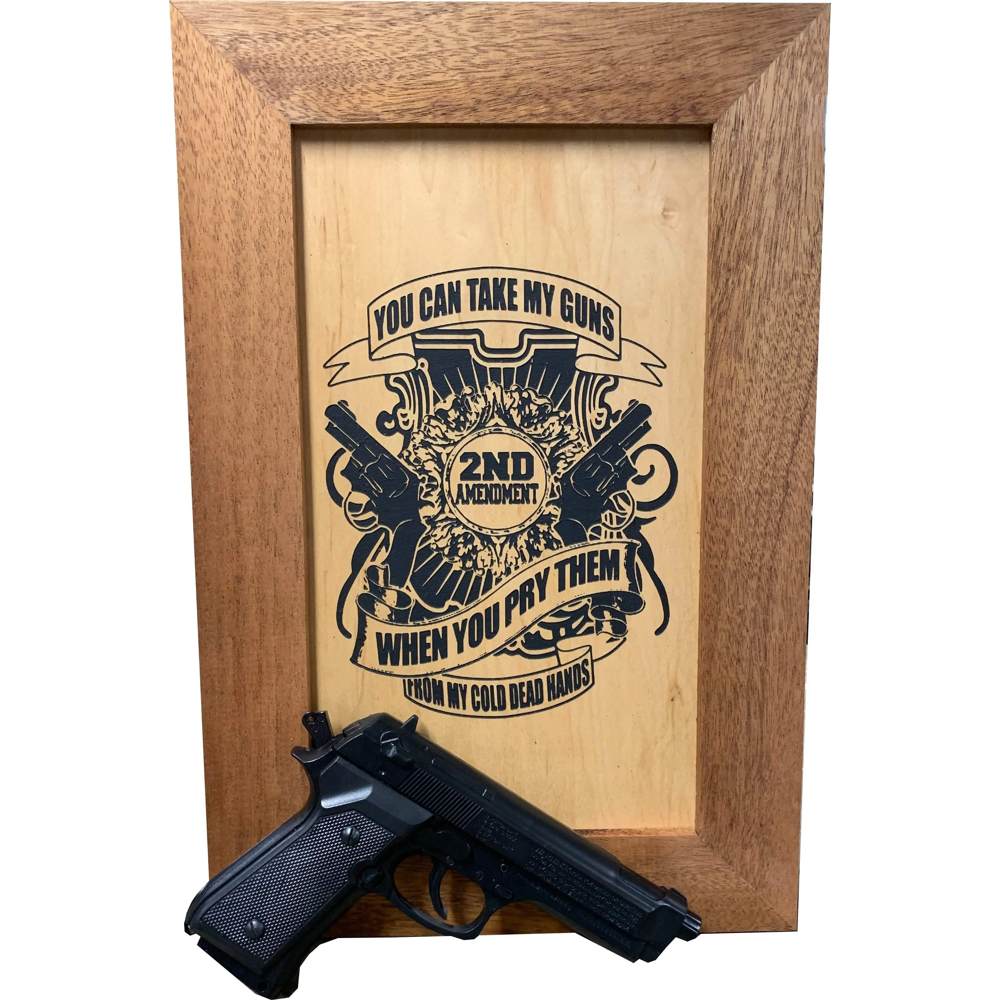 2nd Amendment Take My Firearm Hidden Firearm Storage Firearm Concealment Wall Decor Shelves Cabinet Installation Magnetic