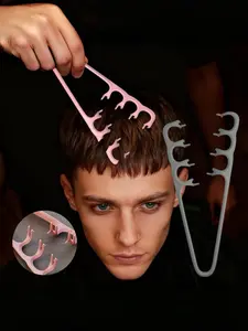 1pc Puffy Styling Texture Comb, Multi-Color Upgrade with Multiple Teeth, Root Cover Hair Parting Bangs Beauty Comb, Voluminous Fullness Brush, Hair Volumizer
