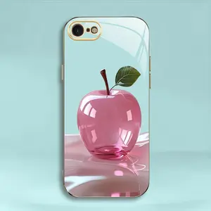 Creative Fruit high-end crystal-plated lightweight luxury soft case for【iPhone Se 2】--975
