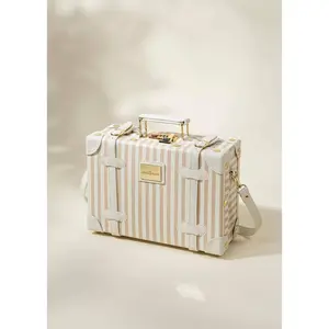 Vegan Leather Play Suitcase - Sable