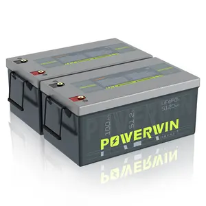POWERWIN 48V(51.2V) 100Ah LiFePO4 Battery BT5120 4800W 5120Wh Load Power 100A BMS for 48V Inverter Backup Power Solar System RV Off Grid LiFePO4 Deep Cycle Lithium Battery Energy Storage Electric Agricultural Equipment Durable Safety Home Use Household