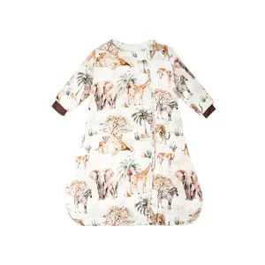 Baby One-Piece Separated Leg Warm Sleep Bag, Sleep Sack, Infant Newborn Constant Temperature Winter Anti-Kick Blanket, Unisex S/m Sizes