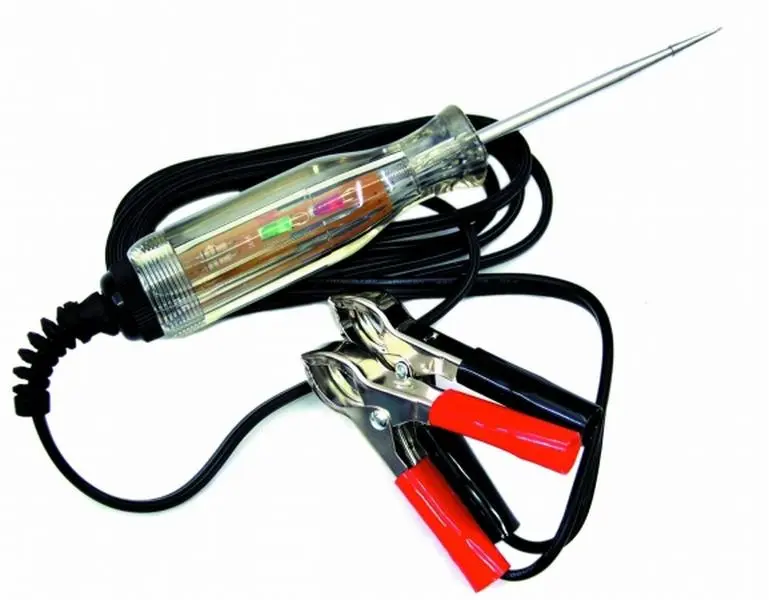 212 MAIN Heavy Duty Auto Logic Probe - Computer-Safe Electrical Measuring Tool, Voltage Tester with 18-Gauge Wire, Dual Leads, Insulated Tip, Plastic Body for Automotive Diagnostics